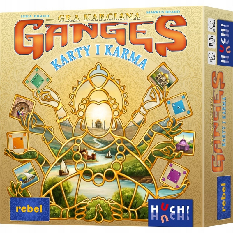 Spoločenská hra Ganga: Karty a karma rebel